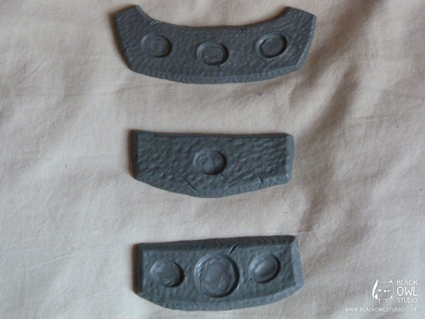 Colliers en plastiline