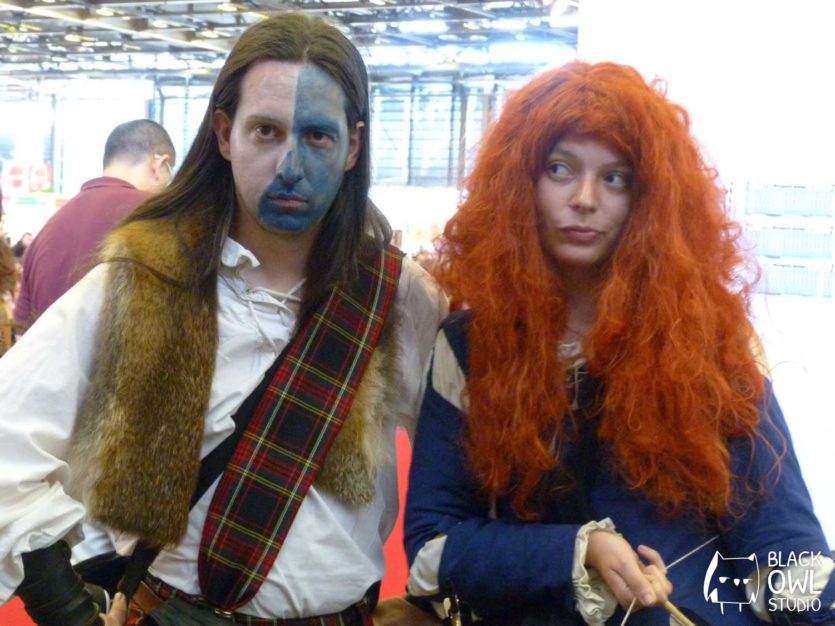 Merida (Rebelle) et William Wallace (Braveheart)