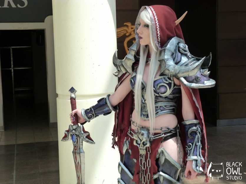 Lightning Cosplay dans son cosplay World of Warcraft