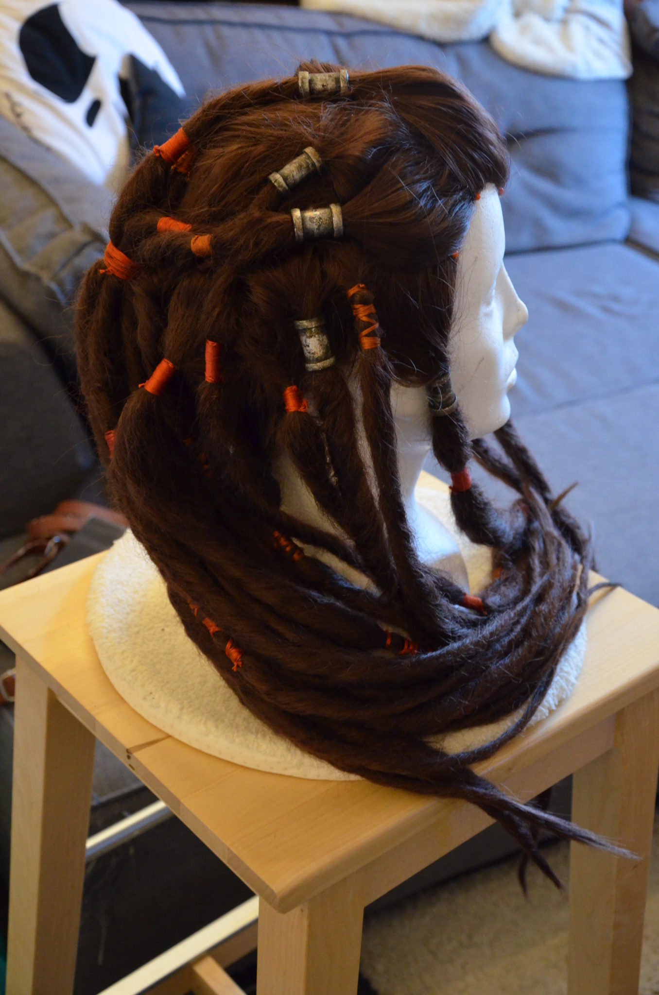 Tutorial How to make dreadlocks on a wig Black Owl Studio