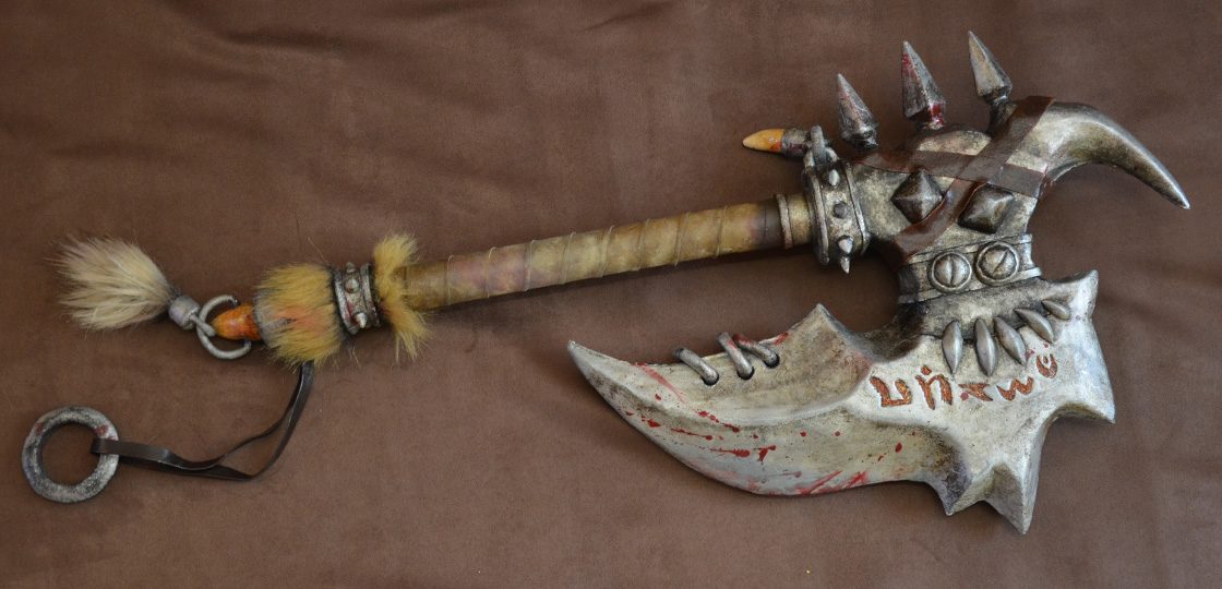 Warsong Commander Axe making of Black Owl Studio