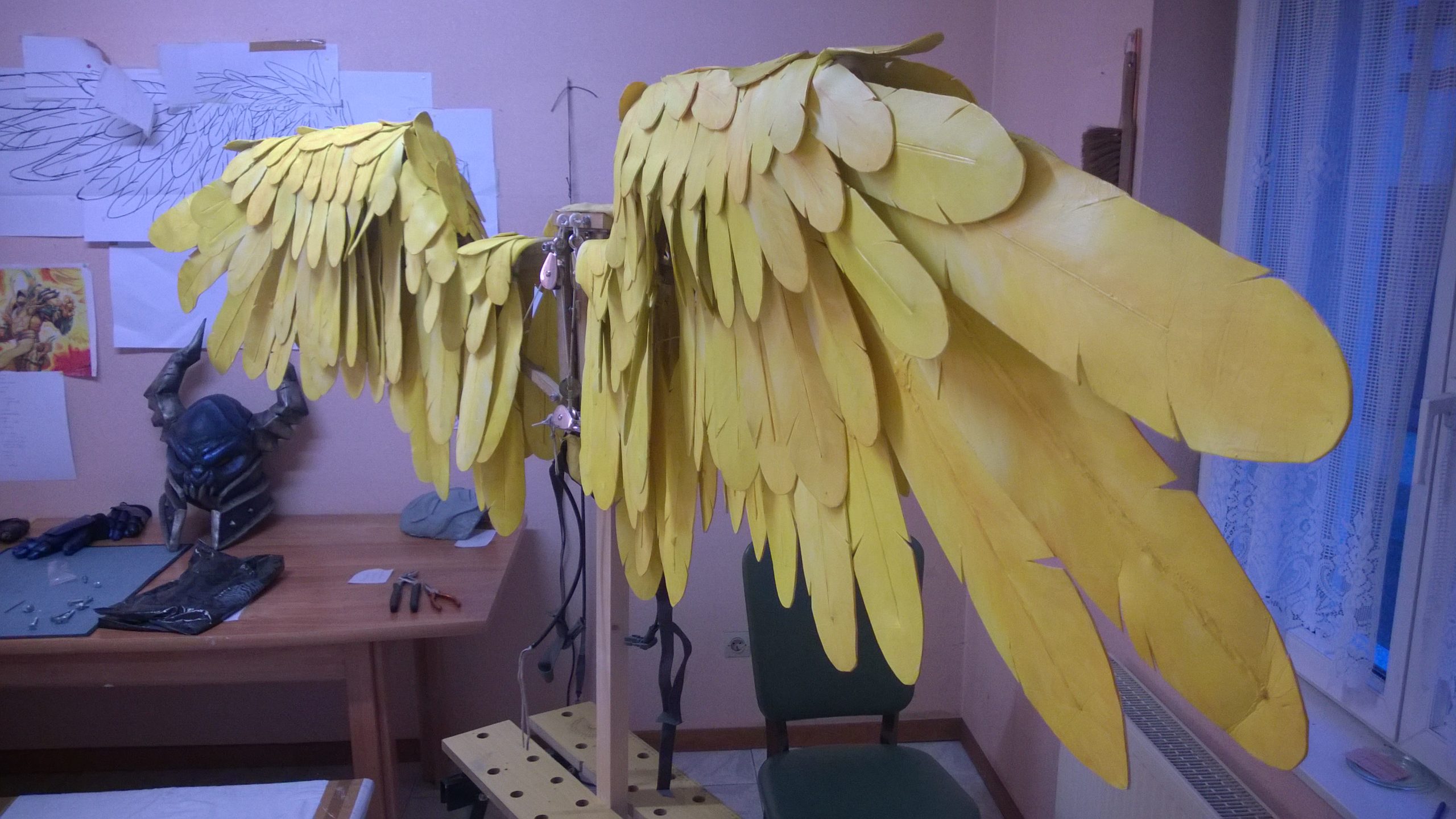 Tutorial : Crafting articulated wings – Black Owl Studio