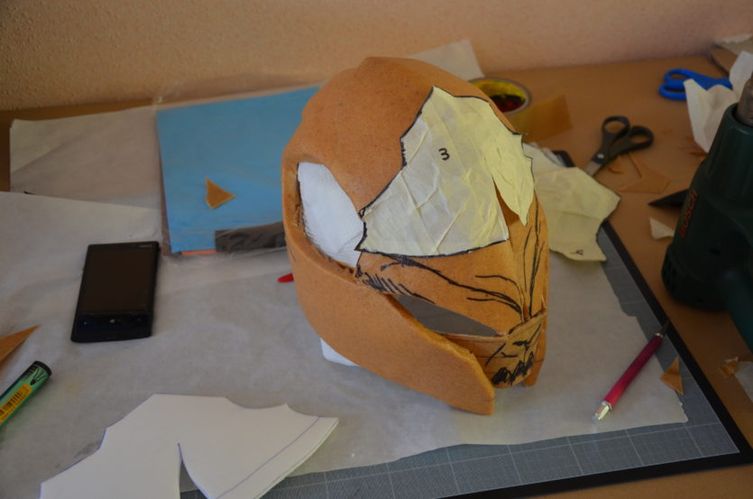 patron casque worbla