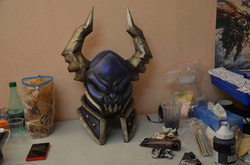 casque armure cosplay warcraft