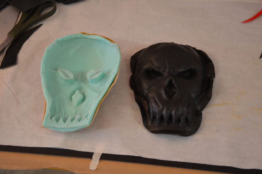 moulage worbla black silicone