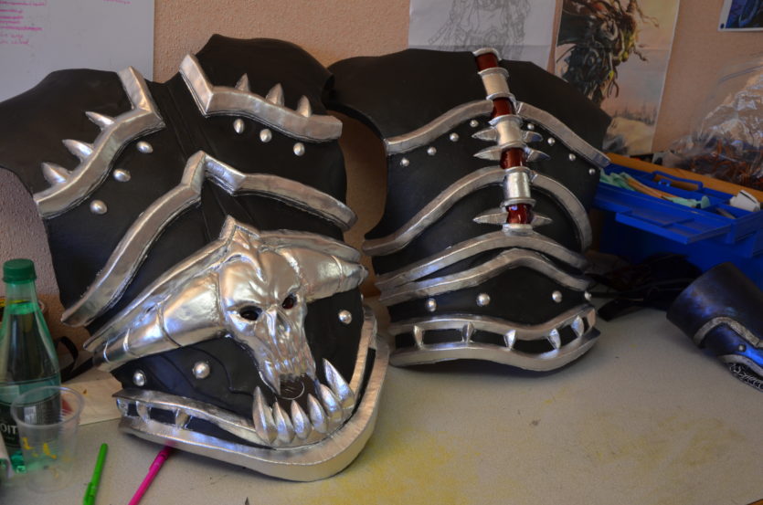 peinture armure worbla