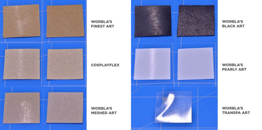 Comparatif Worbla Cosplay