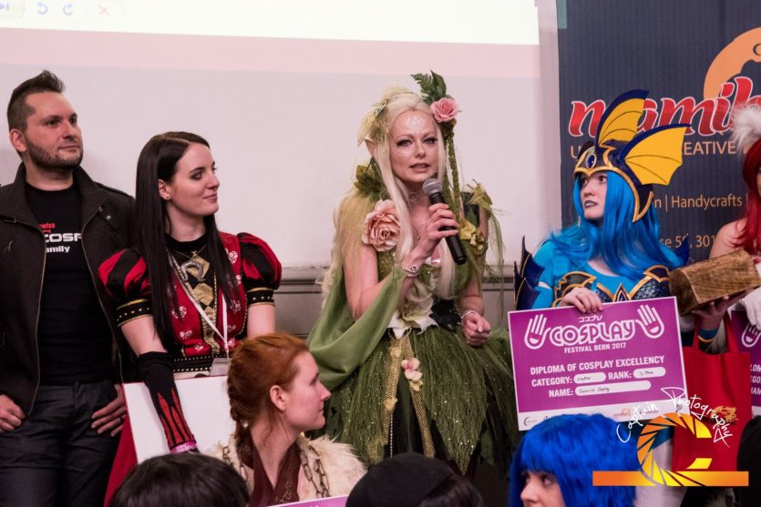 Avec MiniNene et Eden Craft @ Cosplay Bern Festival