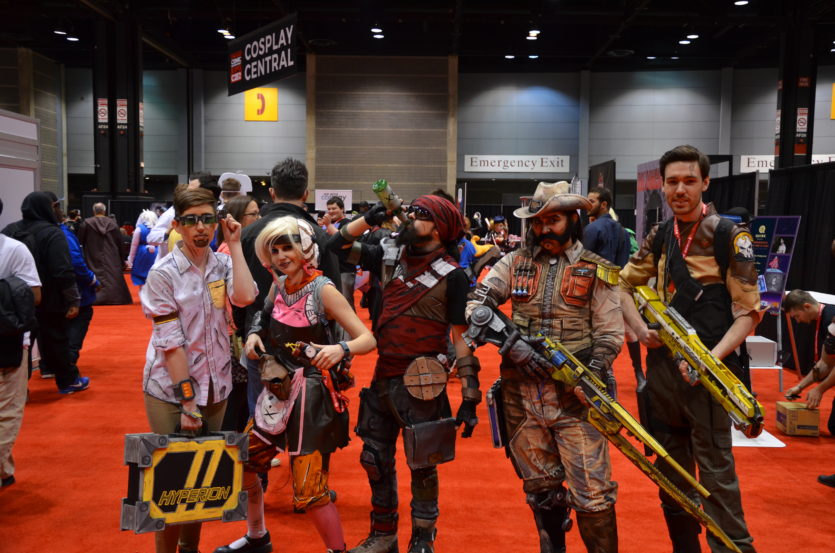 Groupe Borderlands avec Ginoza Costuming and more