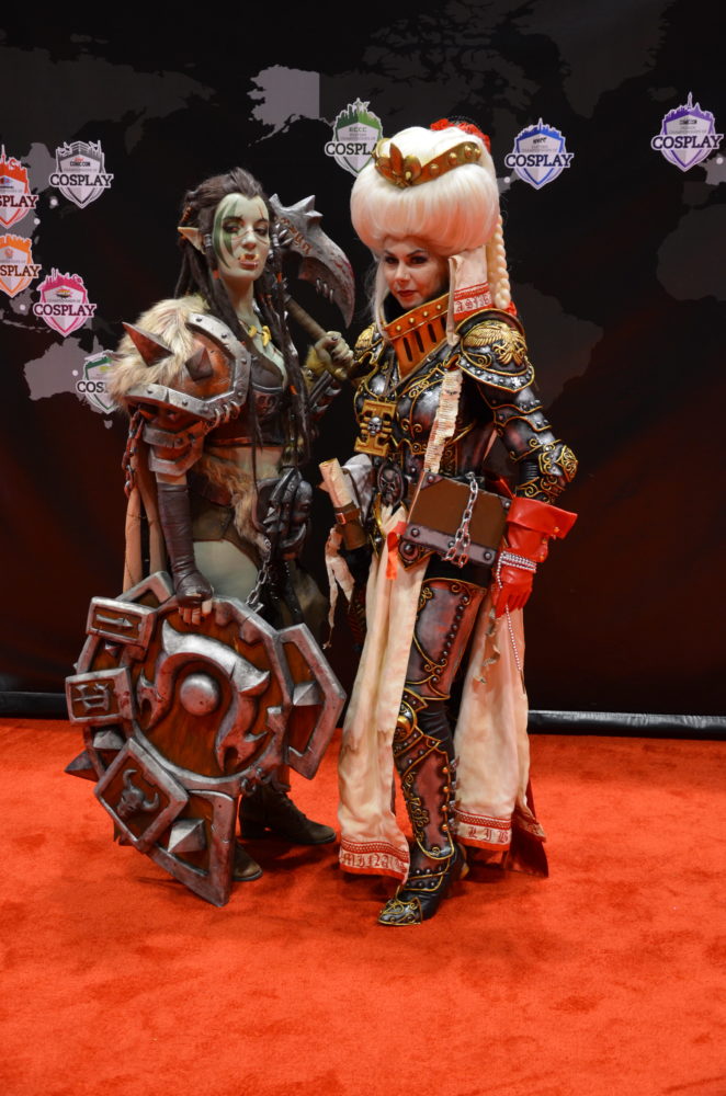 avec Okkido Cosplay, gagnante des Crown Championships of Cosplay