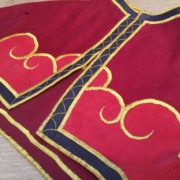 cape broderie moniale cosplay