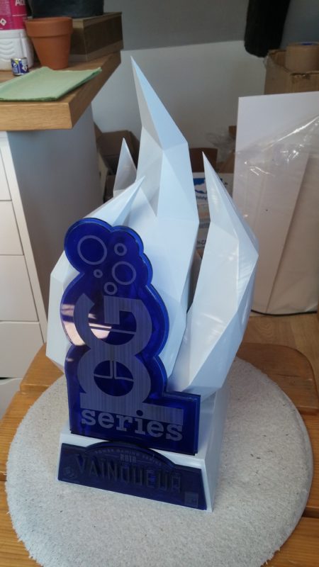 Esport trophy prototype assembled
