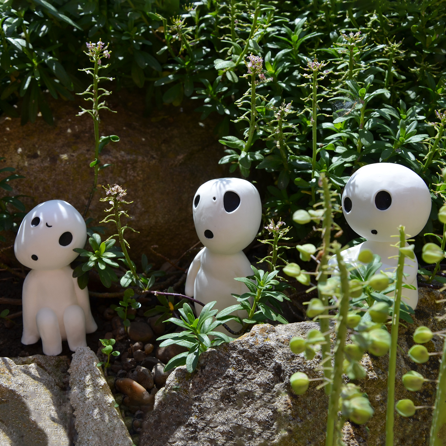 Fichier 3D Kodama 4 modèles Miniatures Princesse Monoke Hime