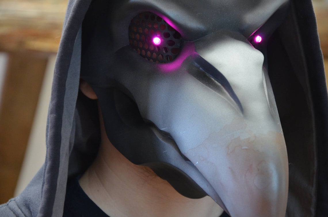 Masque de Faucheur - Skin Corbeau / Médecin de peste (Overwatch)