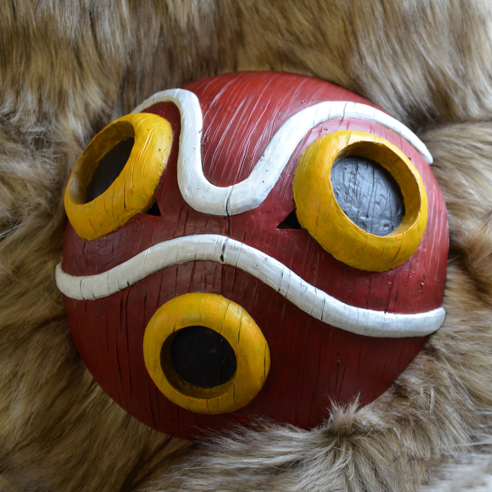 San's Mask (Princess Mononoke) – Black Owl Studio