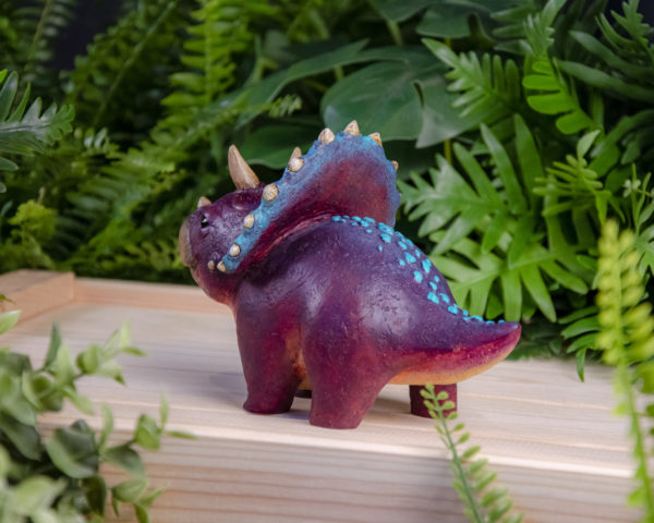 Figurine Cute Chonky Dinosaure - Tricératops – Image 5