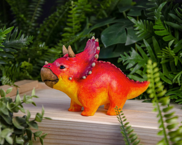 Figurine Cute Chonky Dinosaure - Tricératops – Image 6