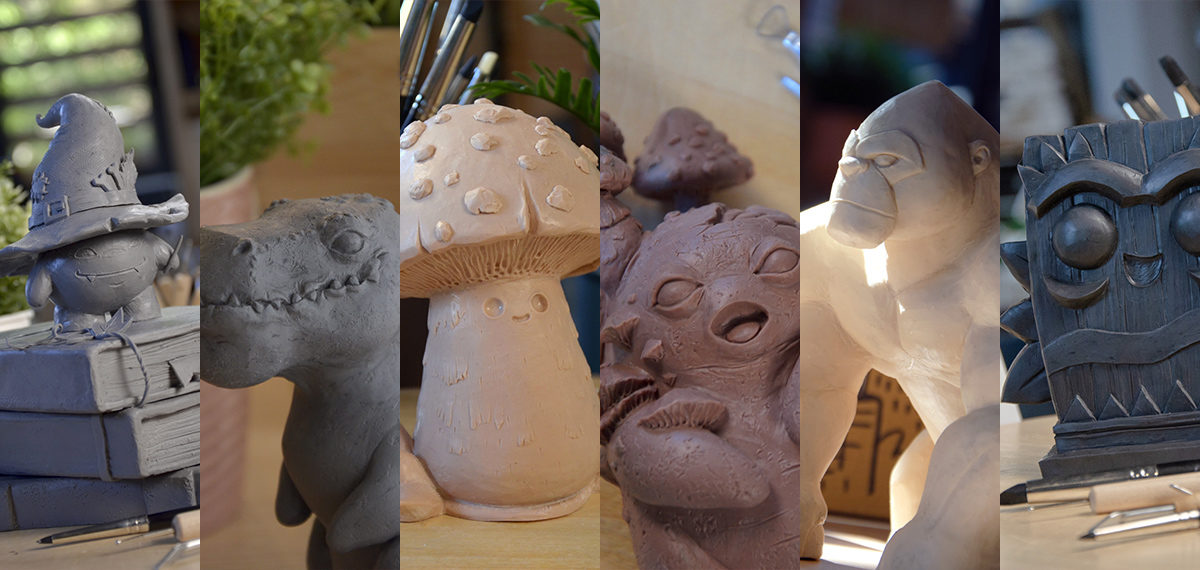 Sculpture: Plastiline & Monster Clay