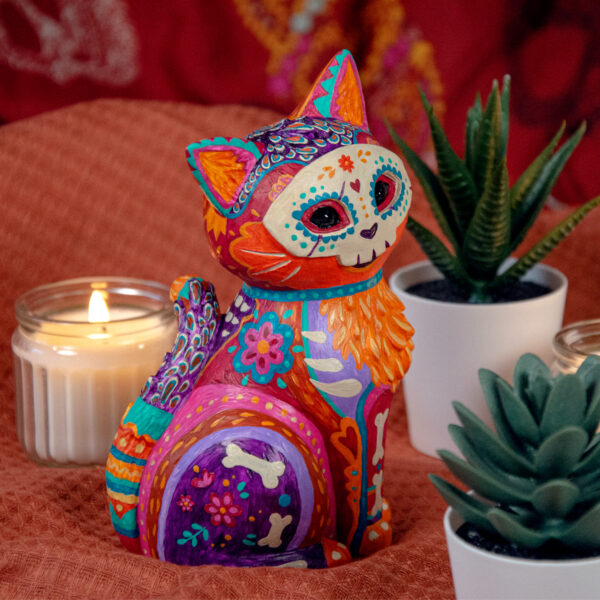 Sugar Skull Cat - Custom Color – Image 3