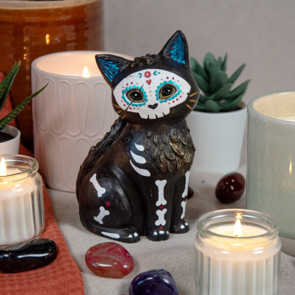 Sugar Skull Cat - Original – Image 7