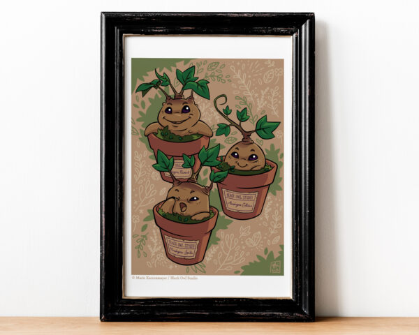 Prints Mandragores Chibi - Illustration (A4) – Image 5