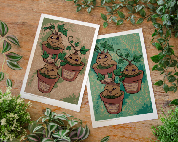 Prints Mandragores Chibi - Illustration (A4)