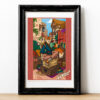 Print "The Traveler" RPG Cat - Illustration (A4)