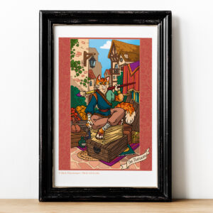 Print "The Traveler" RPG Chat - Illustration (A4)