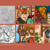 Print "The Traveler" RPG Cat - Illustration (A4) - Image 3