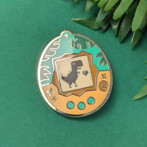 Pin's Dino Tamagotchi - Hard Enamel