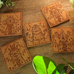 Cult of the Lamb Tablets Hand Sculpted in Jesmonite